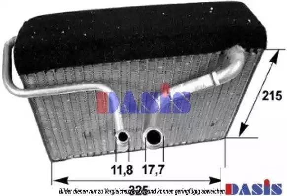 Испаритель, кондиционер 820138N AKS DASIS