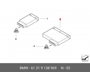 Деталь 61 31 9 138 969 BMW