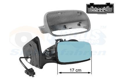 Наружное зеркало 5888816 VAN WEZEL