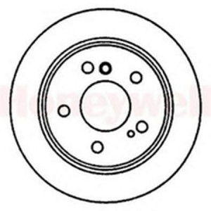 Тормозной диск 561990B BENDIX JURID
