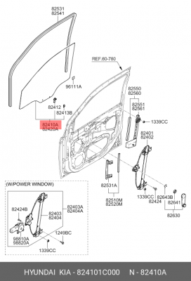 Деталь 824101C000 HYUNDAI KIA
