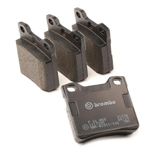 Комплект тормозных колодок, диско P61058 BREMBO
