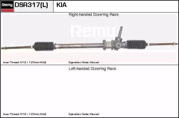 Рулевой механизм DSR317L DELCO REMY