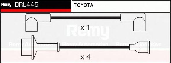 Ккомплект проводов зажигания DRL445 DELCO REMY