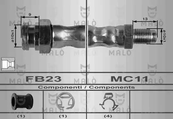 Тормозной шланг 8355 MALO