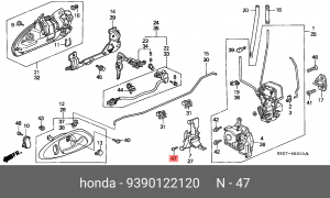 Деталь 9390122120 HONDA