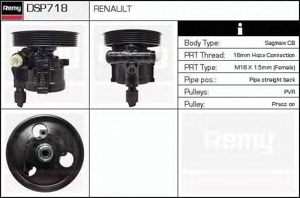 Гидравлический насос, рулевое управление DSP718 DELCO REMY