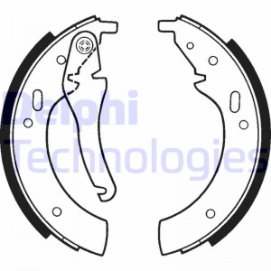 Комплект тормозных колодок LS1229 DELPHI