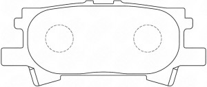 Колодки тормозные дисковые PF1498 NISSHINBO