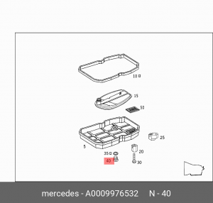 Пробка A 000 997 65 32 MERCEDES BENZ
