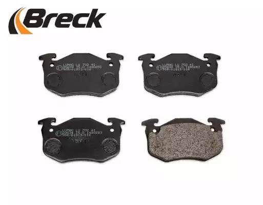 Комплект тормозных колодок, диско 206340070200 BRECK