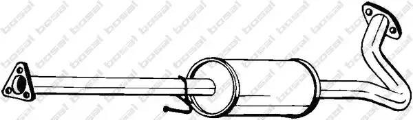 Средний глушитель выхлопных газов 278-127 BOSAL