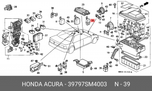 Реле 39797SM4003 HONDA