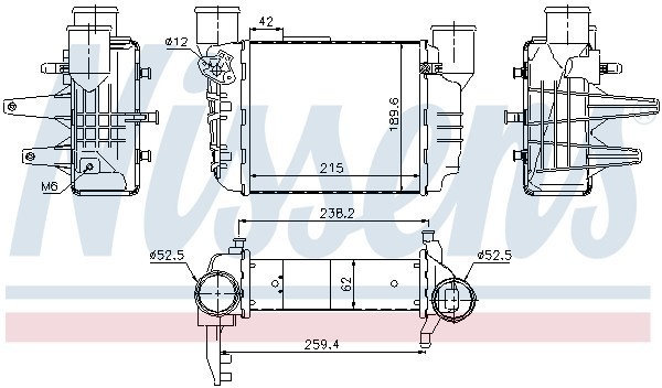 Интеркулер 96709 NISSENS