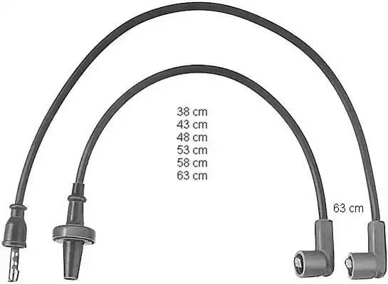 Ккомплект проводов зажигания ZEF518 BERU