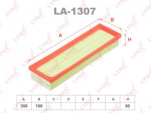 Фильтр воздушный LA-1307 LYNXAUTO