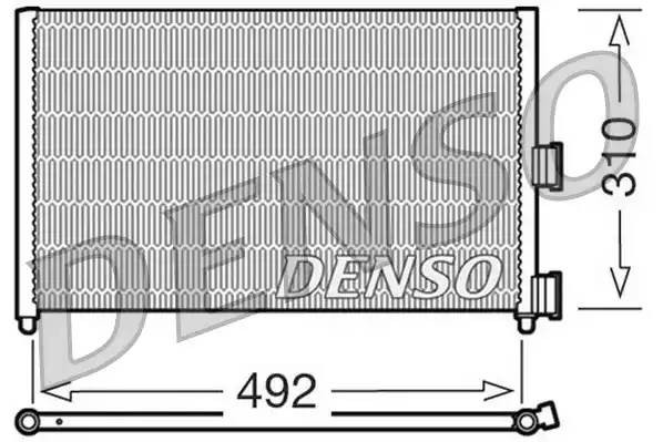 Конденсатор, кондиционер DCN09071 DENSO
