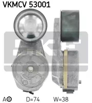 Натяжной ролик, поликлиновой  ремень VKMCV53001 SKF