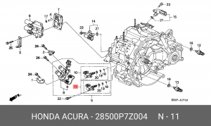 Деталь 28500P7Z004 HONDA