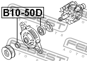 Подшипник генератора B10-50D FEBEST