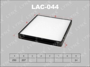 Фильтр салона LAC-044 LYNXAUTO