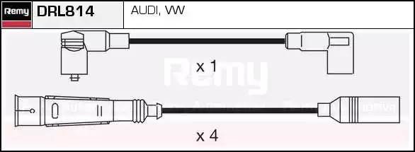 Ккомплект проводов зажигания DRL814 DELCO REMY