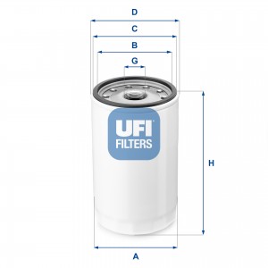 Гидрофильтр, рулевое управление 80.043.00 UFI