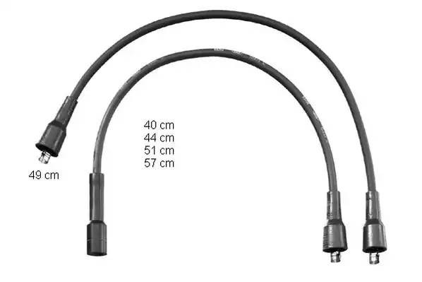 Ккомплект проводов зажигания ZEF766 BERU