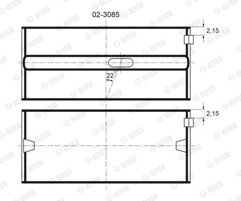 Подшипник 02-3085 GLYCO