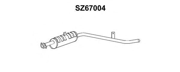 Глушитель выхлопных газов конечный SZ67004 VENEPORTE