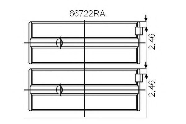 Подшипник 66722RA GLYCO