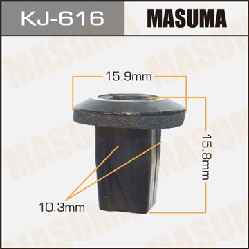 Клипса крепежная KJ616 MASUMA
