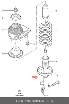 Деталь 97BG18A076BC FORD