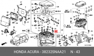 Деталь 38232SNAA21 HONDA