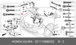 Деталь 32111RBBG52 HONDA