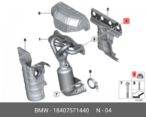 Гайка 18 40 7 571 440 BMW