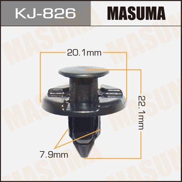 Клипса крепежная KJ826 MASUMA
