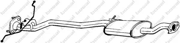 Предглушитель выхлопных газов 171353 BOSAL