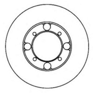 Тормозной диск 561815B BENDIX JURID