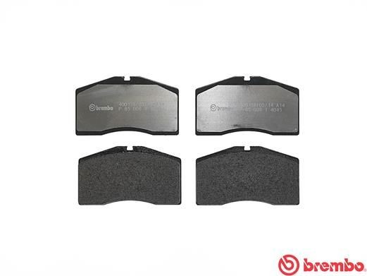 Комплект тормозных колодок, диско P65006 BREMBO