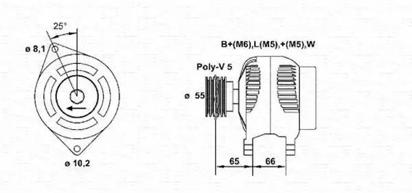 Генератор 943356963010 MAGNETI MARELLI