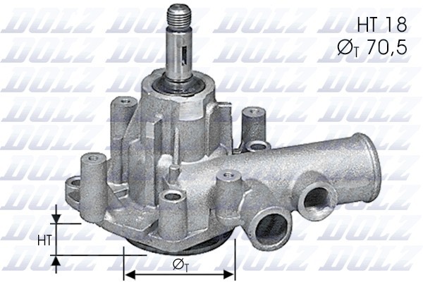 Водяной насос M140 DOLZ