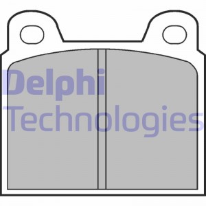 Комплект тормозных колодок, диско LP20 DELPHI