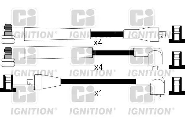 Ккомплект проводов зажигания XC835 QUINTON HAZELL