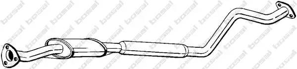 Средний глушитель выхлопных газов 286-283 BOSAL