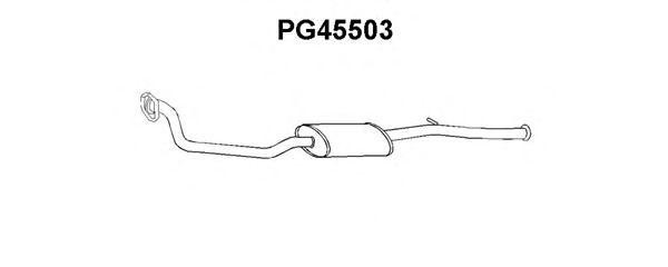 Предглушитель выхлопных газов PG45503 VENEPORTE