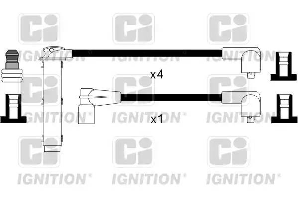 Ккомплект проводов зажигания XC972 QUINTON HAZELL