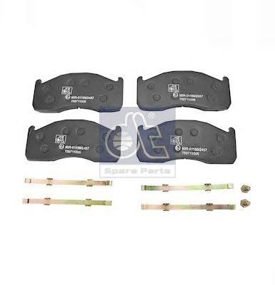 Колодки тормозные дисковые 2.94073 DIESEL TECHNIC