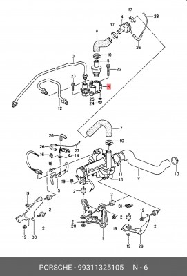 Карбюратор 993 113 251 05 PORSCHE