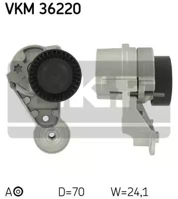 Натяжной ролик, поликлиновой  ремень VKM36220 SKF